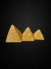 Golden Mini Pyramid Trio Set Made In Egypt