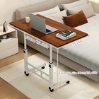 1tier Computer Desk With Universal Wheels  For Home Office  Sofa  Small Space Us