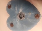 Vintage Usa Blue Incolay Stone Trinket Box Jewelry Box Butterflies Design