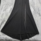 Vintage B  Smart Dress Womens 9 Juniors Black Halter Strappy Side Cutout Gown