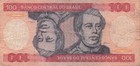 Brazil  100  Cruzeiros  Nd  1984  Series  A - A  Circulated Banknote Qz 32