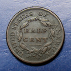 1809 Classic Head Half Cent  Vf Details     Scarce  circle In 0  Variety  Nice 