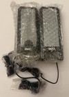 Dell Multimedia Speaker System A225 Usb Powered Brand New open Box  Black Silver
