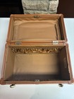 Vintage 1950   s Samsonite Brown Train Makeup Case W o Key Luggage Vacation