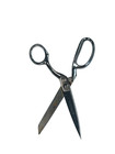 Vintage Singer Sewing Scissors Shears Chrome Silver Made In Brazil 8 