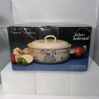 Vintage International Stoneware  7774cc Heartlands 1 Qt Covered Vegetable Bnib