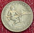 High Grade Xf 1944 S Us Philippines 5 Centavos Coin-jan402