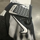 Nike Alpha Elite Baseball Batting Gloves Size Small - New - Black silver