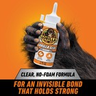 Gorilla Clear Glue  All Purpose  Polyurethane  3 75 Oz Bottle   Water Resista   