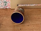 Vintage Cloisonne Enamel Brass Thimble Bird   Flowers