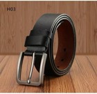 Men s Classic Metal Buckle Handcrafted Genuine Leather Jean Belt