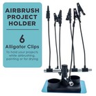 Airbrush   Spray Gun Parts Holder Clip Stand Holds Model Hobby Auto Paint Booth