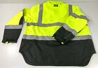 Radians Rw32-3z1y Radwear Class 3 Heavy Duty Rip Stop Hi Vis Rain Jacket Coat Lg