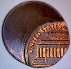 Error Off Center Lincoln Cent Unc    Bu Coin Nice Color O c Lot  z15  Free Ship