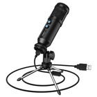 Usb Condenser Microphone Mic Kit Tripod Stand For Recording Studio Pc Game Chat