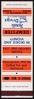 Vintage Matchbook Cover Dempster Rexall Drugs Skokie Illinois Unstruck N-mint