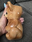 Royal Copley Pottery Teddy Bear Figurine Planter Vase 6 25  Tall Vintage