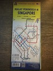 Singapore   Malay Peninsula Travel Reference Map 110 000 1730 000