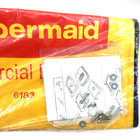 Rubbermaid Commercial 6183 Zippered Yellow Vinyl Bag For Maid Cleaning Cart New