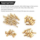 40x Carburetor Main Jet Pilot slow Jet Needle Kit For Keihin Fcr Pwk Oko Cvk Pwm