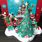 Disney Parks Mickey Mouse And Friends Musical Train Christmas Figurine Nib