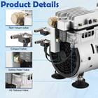 5 2 Cfm Pond   Lake Aeration System For Up To 3 Acre 3 4 Hp Air Compressor Clamp