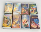 8 Vintage Disney Vhs Black Diamond Edition Movies - Rare Deleted Scene Version