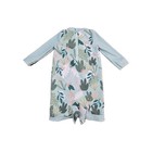 6-9m Unisex Baby Long Sleeve One-piece Summer Swimsuit Full Zip Tropical D-13