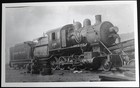 Lehigh Valley Railroad Steam Locomotive  240 Vintage Black White Print 1903