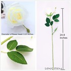 Artificial Silk Rose Flower Bouquet Home Decor Wedding Party  Pack Of 10  off   