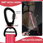 Dog Seatbelt For Car  3-in-1 Dog Seat Belt Bungee  Shockproof Dogs Tether For Ca