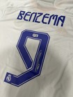 Karim Benzema Beckett Witnessed Autographed Auto Signed Jersey Real Madrid
