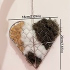 Heart Shape Alpaca Fiber Bird Nesting Heart  Outside Gifts