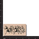 New Rubber Stamp  1950s Retro Ladies  Woman Lady People Mom Fashion Friends Hat