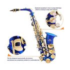 Eastrock Dark Blue golden Alto Saxophone E Flat Sax Full Kit For Students Beg   