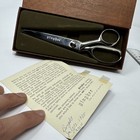 Vintage Gingher Pinking Shears Scissors G-7p Original Box 7-1 2  Nice