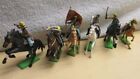 Vintage 1971 Set Of 6 Britains Deetail Confederate Civil War Cavalry  England