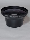 Canon Wide Angle Converter Lens Wc-dc58n 0 7x Plus Lens Caps Screw On Mount