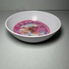 Vintage 90s Ballerina Barbie Plastic Melamine Bowl Kids Dinnerware