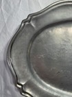 Arte Italica Large 17 5    Scalloped Pewter Tray Platter Marinoni 95 Italy