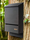 New Outdoor Bat House All Natural Cedar Wood 2 Chamber House Garden Tree Black