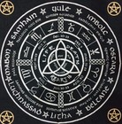Pagan Wheel Altar Cloth Tarot Witchcraft Card Square 24x24  Table Cloths Napkin