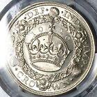 1929 Pcgs Ms 64 George V Crown Great Britain 5k Minted Silver Coin  24110603c 