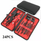 Women Men Manicure Pedicure Set Finger Toe Nail Clippers Scissors Grooming Kit