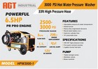 Agt Hot Water High Pressure Washer Machine 3000 Psi 6 5hp Washer Diesel Burner