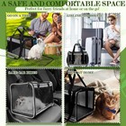 Soft Cat   Dog Carrier Airline Approved Collapsible Pet Carrier 20lbs Black