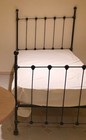 Antique Cast Iron Twin Bed Frame     Spindle Style