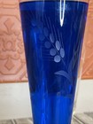 Pair Of Vintage Mid Century Modern Etched Champagne Flutes 7 1 2    Wheat Design