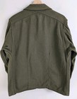 Vintage 1950s Us Korean War Era Mens Wool Field Uniform Shirt Army Green Repair 