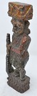 Antique Wooden Watchman Man Figurine Original Old Hand Carved Painted